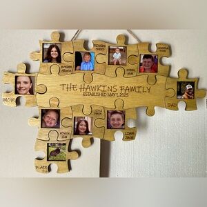 Custom Family Puzzle Wall Art